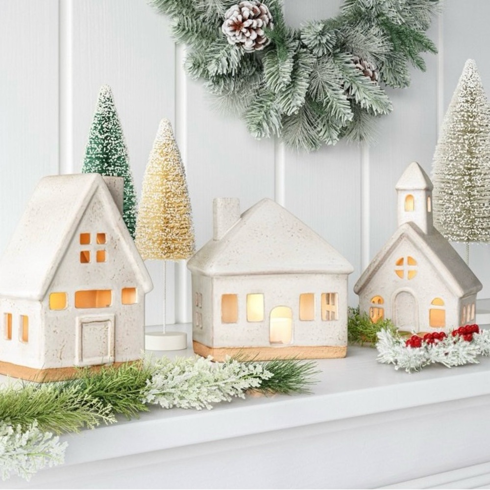 Target Wondershop Ceramic Light-Up Christmas Village - Picture 2 of 7